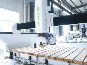 Machine de découpe de <span class=keywords><strong>pierre</strong></span> à 5 axes 3220 CNC pour la gravure de pierres tombales en marbre et quartz - Product Image 4