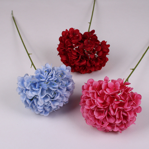 Bouquet d'hortensias artificiels de 135 pièces pour la maison et le salon, décorations de mariage en soie, arrangements floraux pour événements - Product Image 2