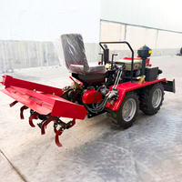 Tractor de cuatro ruedas con asiento, 25hp 35hp, mini tractores diésel pequeños, mini tractores agrícolas chinos 4x4