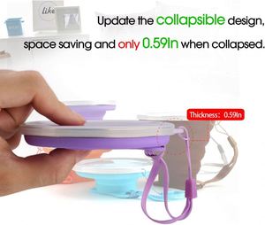 Taza de Café Plegable de Silicona de 270 ml con Logotipo Personalizado, Libre de BPA, Taza de Agua Plegable para Deportes, Viajes y Actividades al Aire Libre - Product Image 4