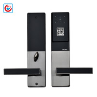 Lector de tarjetas RFID y código QR Escaneo Límite de tiempo Cerradura de hotel sin llave Hecho de aleación de zinc duradera