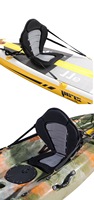 Siège de kayak réglable OEM 2023 Deluxe SUP Paddle Boat avec sac de rangement Matériau en PVC Vente à chaud