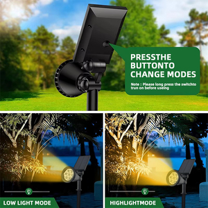Luces Solares Ajustables para Exteriores, Impermeables IP65, Luces LED Solares para Jardín, Césped y Paisaje - Product Image 4