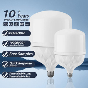 Hot Selling Innen beleuchtung High <span class=keywords><strong>Lumen</strong></span> 100Lm/W 5W 10W 15W 20W 30W 40W 50W Glühbirne Ac85-265V mit B22 und E27 Basis <span class=keywords><strong>LED</strong></span> T Birne - Product Image 1