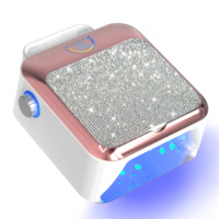 Lampe UV rechargeable pour ongles 54W Séchoir à gel sans fil pour manucure Lampe à ongles LED sans fil pour salon et maison Diamant