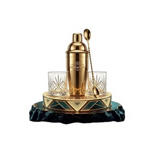 Etiqueta Adhesiva Luminosa LED Personalizada para Botellas de Vidrio, Impermeable, Estilo Art Deco, para Decoración de Fiestas y Discotecas - Product Image 3