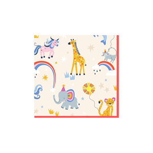 DAMAI - Juego de Vajilla Desechable con Temática Animal en Amarillo Claro para Fiesta de Cumpleaños, Platos, Vasos y Servilletas de Papel para Niños - Product Image 5