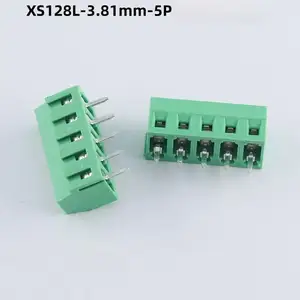 XS-128L-3.81mmネジ端子台は、2P 3P 4P 5P銅端子台に接続できます