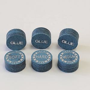 Профессиональные 14 мм синие бильярдные палочки для бильярда S/<span class=keywords><strong>M</strong></span>/H из свиной кожи бильярдные наконечники оптом аксессуары для бильярда - Product Image 1