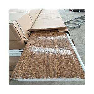 मध्य-सदी आधुनिक polyurethane फोम इन्सुलेशन पैनलों संरचनात्मक 12mm अछूता दीवार पैनल धातु नक्काशीदार सैंडविच पैनल - Product Image 2