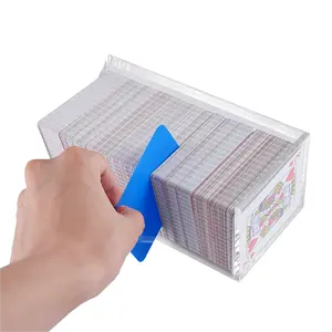 قطع أوراق لعب من البلاستيك, ملحقات ألعاب YH بألوان مختلفة من البلاستيك رقيقة للغاية قطع أوراق لعب البوكر