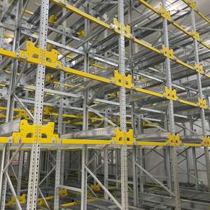 מערכת מדפים אוטומטית בעלת ארבע כיוונים של Jracking, בעלת תקן <span class=keywords><strong>CE</strong></span>, לאחסון בצפיפות גבוהה לניהול מטענים ולוגיסטיקה - Product Image 2