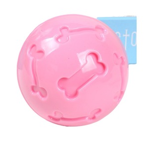 Pelota de juguete para perros TPR con campana, juguete masticable duradero para mascotas, 6.5 cm, color aleatorio, dispensador de comida para mascotas - Product Image 5