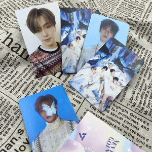 Carte photo KPOP personnalisée double face, design étoiles holographiques, collection de fans colorée, style Lomo, souvenir en papier, collection cadeau - Product Image 4