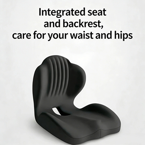 <span class=keywords><strong>Coussin</strong></span> de siège <span class=keywords><strong>ergonomique</strong></span> en mousse à mémoire de forme en soie de lait, à récupération lente, pour chaise de <span class=keywords><strong>bureau</strong></span>, soutien lombaire pour une assise prolongée - Product Image 1