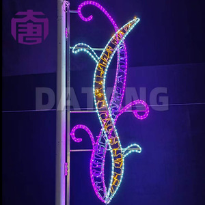 Custom Outdoor Christmas Lamp <b>Post</b> <b>Lighting</b> Motif for Roadside Plaza Garden Holiday Decoration Commercial Landscape Project - Product Image 4