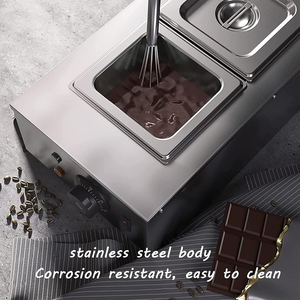 Máquina para Derretir Chocolate, Máquina Comercial para Templar Chocolate, 30 ° C-80 ° Olla Eléctrica Ajustable para Derretir Mantequilla - Product Image 2