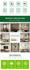 Panneau mural rainuré WPC moderne anti-collision, décoration murale intérieure imperméable, construction rapide, revêtement mural intérieur - Product Image 4