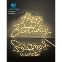 Enseigne au néon personnalisée de qualité supérieure Joyeux anniversaire Enseigne au néon Better Together Enseigne au néon Ambiance de fête Fabricant vente en gros
