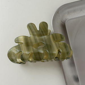 Pinzas de Pelo Personalizadas de Acetato con Flores, Pinzas de Pelo de Acetato de Celulosa para Mujer, Decoración para el Cabello - Product Image 6