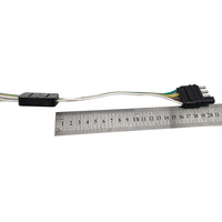 4 vías Y-Splitter Plug Universal Plug & Play de extensión del adaptador arnés para tira LED de señal de vuelta de portón trasero barra de luz remolque