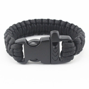 Braccialetti da campeggio per escursioni all'aperto 550 bracciale in plastica Paracord - Product Image 3