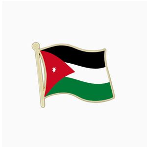 Broches drapeau Jordanie, best-sellers transfrontaliers, drapeaux de pays du monde entier, cadeaux commémoratifs les plus vendus pour le commerce extérieur - Product Image 1