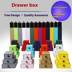 Boîte d'emballage de bijoux carrée moderne personnalisée en émail, prend en charge la vente en gros à l'unité pour bagues, colliers, pendentifs, boucles d'oreilles - Logo personnalisé - Product Image 6