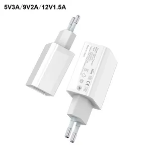 5v 3A 9V2A 12V 1.5A USBウォールホームチャージャー15W18Wポータブルトラベルアダプター携帯電話充電器