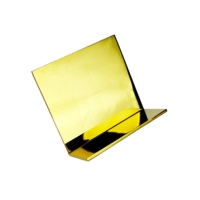 AURORA Présentoir de bureau portable moderne en acier inoxydable personnalisable, multifonctionnel pour bijoux, portefeuilles et sacs à main, livraison rapide