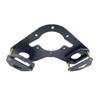 Braket Tombol Setir Pola 6-Bolt Serat Karbon Matte untuk Tesla Model 3/Y Quick Release
