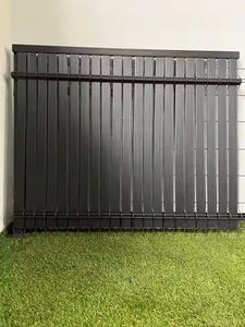 Kit d'occultation 3D verticale facile à installer 1.03/1.23/1.53/1.73/1.93m Panneaux de clôture à lamelles rigides en PVC pour cadre métallique de 2.5m - Product Image 4