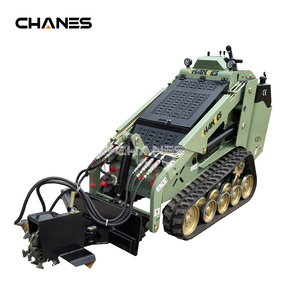 2025 giá rẻ Mini Skid chỉ đạo Bộ nạp để bán Mini Trung Quốc DIESEL Skid chỉ đạo Bánh Xe Tải truy loader với gốc cây grinter EPA - Product Image 3