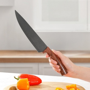 Ensemble de 7 couteaux de cuisine avec bloc, revêtement antiadhésif, couteaux de cuisine en acier inoxydable, manche en PP, couteaux à manche ergonomique - Product Image 5