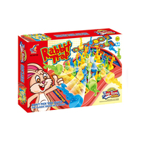 Jeu de société interactif amusant et créatif en plastique avec piège à lapin, cartes éducatives, jouets éducatifs, jeu de puzzle parent-enfant pour enfants