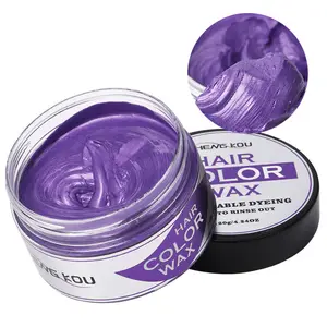 Teinture temporaire pour Salon OEM 120g, couleur parfumée perle, boue pour cheveux, pâte mate, argile pour cheveux