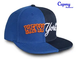ファッションクールストリートスタイル100% アクリルアダルトニューヨーク購入6パネルスナップバックキャップ帽子混合色クラウンスナップバックキャップ帽子