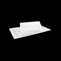 Assiettes en mélamine écologiques pour fruits, riz, steak, cuisine, collations, desserts, compatibles lave-vaisselle, qualité alimentaire