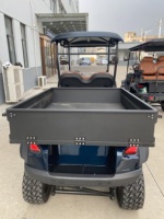 Voiturette de golf 2 places à performance stable avec benne de chargement pour la patrouille des installations de parcs communautaires
