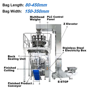 Máquina Automática de Alta Precisión con Múltiples Cabezales de Pesaje para Envasar Dulces, <span class=keywords><strong>Palomitas</strong></span> Saladas, Frutos Secos Tostados en Bolsas - Product Image 2