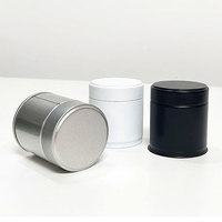 Usine en gros 30g Matcha boîte de conserve argent noir blanc métal emballage café thé protéine poudre avec couvercle à vis boîte en fer blanc