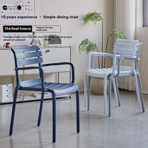 <strong>Garden</strong> Cafe bar PP Stripe Back Modern Design <strong>Stackable</strong> Plastic <strong>Garden</strong> <strong>Chairs</strong> Outdoor - Product Image 2