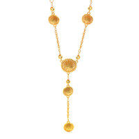 Nouveau collier à pampilles en filigrane doré de style chinois pour femmes - Design hortensia ajouré, chaîne en bambou de style ethnique, luxe léger