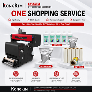 KONGKIM USA Solución Integral de Impresión DTF, Impresora DTF para Camisetas de 12/24 Pulgadas, Cabezal XP600 I3200, Colores Vibrantes, Controlador ICC Profesional - Product Image 5