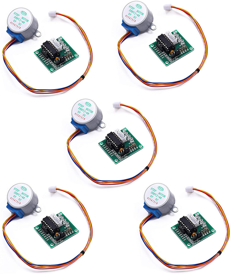 Kit Moteur Pas à Pas 5V 28BYJ-48 + Carte ULN2003 - 4 Phases Pour Arduino, Raspberry Pi, Projets DIY Robotique