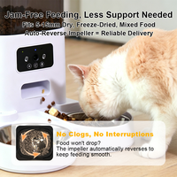 Distributeur de nourriture intelligent pour chat de haute qualité, anti-poussière, base antidérapante, non toxique, 7L, pour animaux domestiques