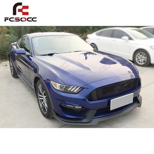 Fcsocc PP ชุดตัวถังรถยนต์สำหรับ <span class=keywords><strong>Ford</strong></span> <span class=keywords><strong>Mustang</strong></span> 2015-2021อัพเกรด <span class=keywords><strong>Shelby</strong></span> กันชนหน้าแผงลิปแผงด้านหลังกระจายแสงแบบสกรู - Product Image 3