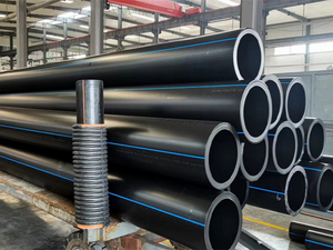 Tube HDPE enterré à absorption des chocs, soudé bout à bout, pour drainage routier, eaux usées agricoles, et travaux d'ingénierie du <span class=keywords><strong>gaz</strong></span> naturel urbain - Product Image 4