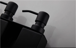 Dreifacher Flüssig seifensp ender für die Wand montage, Edelstahlkammer-Dusch shampoo spender für das Badezimmer Home Hotel - Product Image 3