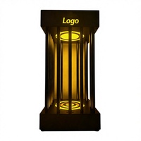 Présentoir de bouteille de champagne personnalisé avec logo, cage à bouteille VIP avec éclairage LED pour boîte de nuit, bar lounge, fête